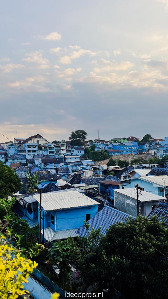 Kampung Biru Arena Malang zijaanzicht