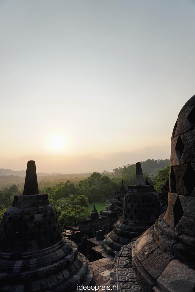 Borobudur, Yogyakarta uitzicht