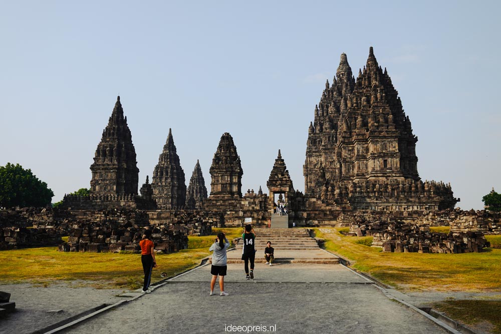 Prambanan achteraanzicht